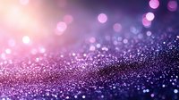 Sparkling purple and pink glitter background with soft bokeh effect and defocused lights creating magical festive atmosphere for luxury design projects.