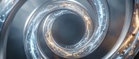 Modern vehicle headlight with LED ring light technology, featuring concentric circular design and bright illumination for automotive lighting applications.