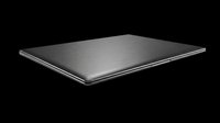 Sleek closed laptop with metallic gray finish, isolated on transparent background. Ready for tech design projects, web graphics, product mockups, t-shirt designs, and print-on-demand applications.