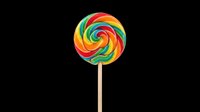 Colorful swirl lollipop on a stick, isolated on transparent background, ready for stickers, t-shirt design, clipart, print on demand, and sublimation projects.
