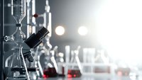 Professional laboratory microscope in modern research facility with bright lighting and scientific equipment for medical analysis and discovery.
