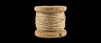 Rustic jute twine spool on transparent background, ready for craft, sticker, sublimation, print on demand, and T-shirt design use.