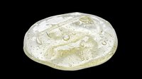 Transparent gel blob with bubbles, isolated on transparent background. Great for skincare, cosmetic, slime, and product design use on stickers, t-shirt design, and print on demand.
