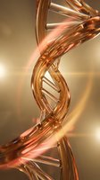 Liquid amber and copper swirl in dynamic motion, creating an abstract spiral of translucent glass forms with warm golden light reflections for modern design projects.