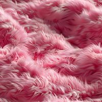 Soft pink fluffy fur texture background with wavy pattern creates cozy and gentle atmosphere, suitable for fashion and interior design projects.