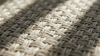Natural woven jute burlap fabric texture with detailed fiber pattern. Rustic hemp material background for eco-friendly packaging and craft projects.