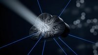 Digital brain with circuit patterns and glowing neural connections on dark background. Artificial intelligence and machine learning concept for technology presentations.