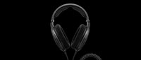 Over-ear headphones with black ear cups and adjustable headband, isolated on transparent background, ready for clipart, t-shirt design, print-on-demand, and sublimation projects.