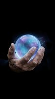 Mature male hand holding glowing digital globe with network connections and data streams on black background, representing global technology, innovation, and digital transformation for business concepts.