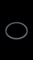 Dark gray oval ring isolated on transparent background, ready for clipart, t-shirt design, stickers, print-on-demand products and sublimation projects.