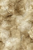 Cracked marble pattern in beige and brown tones creates seamless background with natural stone texture and dark veining for luxury surface design projects.