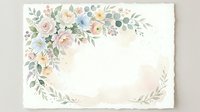 Watercolor floral corner arrangement with roses, peonies, and eucalyptus leaves on cream background, suitable for wedding invitations and greeting cards.