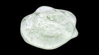 Transparent gel or clear cosmetic serum with water droplets, isolated on transparent background. Ready for beauty, skincare, and product design use including packaging, print-on-demand, and sublimation projects.