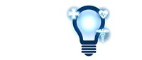 Medical innovation lightbulb with healthcare symbols and cross icons on white background for healthcare technology and medical research concepts.