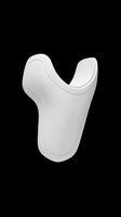 White modern urinal fixture isolated on transparent background, ready for design use in clipart, print on demand, stickers, T-shirt design, and sublimation projects.