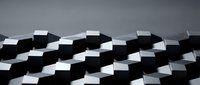 Racing checkered flag waving in dramatic lighting with black and white squares creating dynamic motion for motorsport and competition themes.