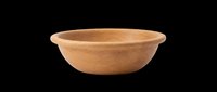 Rustic wooden bowl isolated on transparent background, ready for T-shirt design, clipart, stickers, print on demand, and sublimation projects.