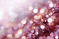 Magical pink and burgundy bokeh background with glowing light circles and sparkles creates dreamy, romantic atmosphere for festive designs.