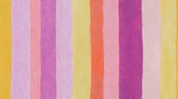 Colorful vertical stripes in soft pastel shades of yellow, pink, purple and coral create gentle gradient transitions in seamless repeating pattern for fabric design.