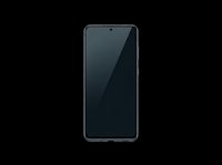 Modern dark smartphone front view isolated on transparent background, ready for T-shirt design, stickers, clipart, print on demand, and sublimation projects.