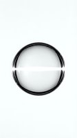 Transparent glass sphere with black frame isolated on white background, ready for design projects, overlays, and digital compositions.