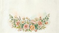 Vintage floral arrangement with roses, peonies, and greenery on aged paper background. Romantic botanical design for weddings, invitations, and decorative projects.