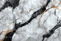 Luxurious white and black marble texture with golden veins creates dramatic natural pattern. Abstract stone background for interior design and architecture.