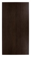 Dark brown wood grain texture background with natural vertical lines and rich chocolate color for interior design and furniture projects.