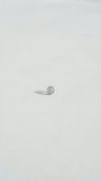 Translucent glass sphere with soft shadow on white background, isolated and ready for design projects, overlays, and digital compositions.