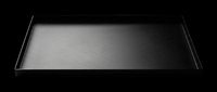 Black rectangular baking tray isolated on transparent background, ready for T-shirt design, clipart, stickers, print on demand, and sublimation projects.