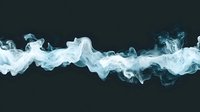 Ethereal white smoke flowing horizontally against dark background creates mysterious atmospheric effect, swirling in delicate patterns and wisps.