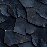 Dark gray stone wall texture with irregular cracked pattern and rough surface creates dramatic shadows and depth, suitable for architectural and design backgrounds.
