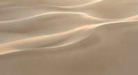 Smooth golden sand dunes with flowing curves and soft shadows creating abstract desert landscape patterns for nature and travel backgrounds.