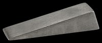 Metallic wedge shim isolated on transparent background, ready for clipart, print-on-demand products, t-shirt designs, stickers, and sublimation projects.
