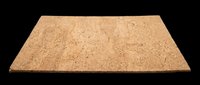 Cork board sheet isolated on transparent background, natural texture material for design projects, stickers, print on demand, sublimation, and T-shirt design use.