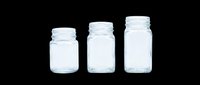 Transparent glass jars in three sizes, isolated on transparent background. Ready for design use on t-shirts, clipart, stickers, print-on-demand products, and sublimation projects.