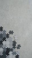 Puzzle pieces scattered on concrete surface creating business strategy and problem solving concept with copy space for text and design elements.