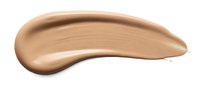 Liquid foundation makeup stroke in warm beige tone, suitable for cosmetics advertising, beauty tutorials, and skincare product packaging design.