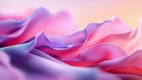 Smooth flowing abstract waves in pink, purple, and blue gradient colors creating a dreamy landscape effect for modern design backgrounds.