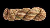 Twisted skein of multicolor yarn in earthy tones, isolated on transparent background. Great for knitting clipart, craft stickers, t-shirt design, and print on demand.