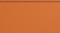 Decorative scalloped border pattern in orange with wavy trim design element for backgrounds, invitations, and craft projects.