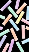 Colorful pastel chalk sticks scattered on transparent background, ready for stickers, T-shirt design, print on demand, clipart, and sublimation projects.