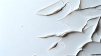 Minimalist white paper torn texture background with curled edges and shadows creating abstract layered surface pattern for modern design projects.