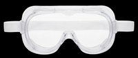 Clear protective safety goggles with adjustable elastic straps, isolated on transparent background. Ready for design use on t-shirts, clipart, stickers, print-on-demand products, and sublimation projects.