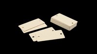 Wooden gift tags and labels isolated on transparent background, ready for crafts, sublimation, print-on-demand products, stickers, and design projects.