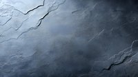 Dark moody stone or slate texture with dramatic cracks and fissures running diagonally across rough surface, illuminated with atmospheric lighting.