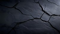 Dark cracked stone texture with dramatic shadows and rough surface detail creates moody backdrop for product photography and luxury branding designs.