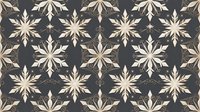 Elegant seamless pattern with ornate floral motifs in beige and cream tones on dark background. Decorative vintage style design for wallpaper, textile, wrapping.