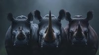 Dark fantasy armored warriors in medieval battle gear with horned helmets and swords creating dramatic silhouettes against moody atmospheric background.