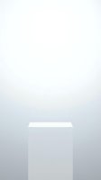 White display pedestal platform on gradient background for product presentation and marketing showcase.